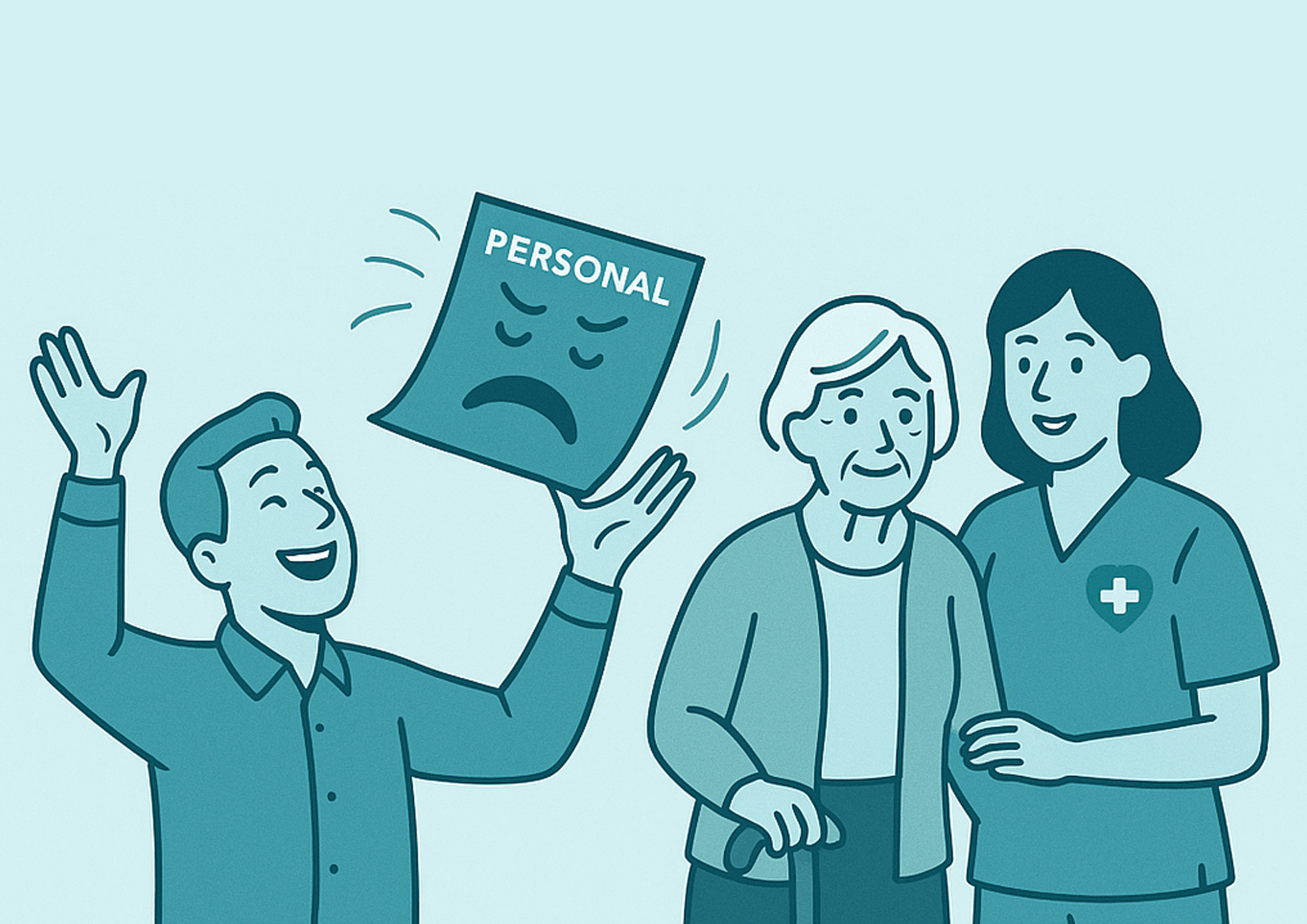 Endlich sind Sie Ihre Sorgen los